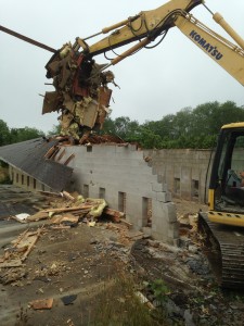 Demolition in Westport